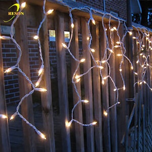 Ngoài trời Icicle chuỗi đèn Vòng hoa <span class=keywords><strong>Led</strong></span> rèm cửa đèn <span class=keywords><strong>LED</strong></span> giáng sinh RGB <span class=keywords><strong>LED</strong></span> ánh sáng rèm - Product Image 4