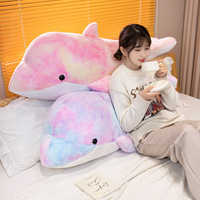 Songshan Toys Zee Dieren Knuffeldier Slaapkussen Knuffelpop Superzacht Pluche Kleurrijk Dolfijn Walvis Pluche Speelgoed Kinderen