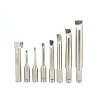 Juego de Cabezales de Mandrinado BT40 NBH2084 de 8 Piezas, Herramienta de Mandrinado Ajustable de Precisión de 0.005 mm para Máquina de Mandrinado CNC