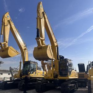 Excavatrice sur chenilles Komatsu PC350 d'occasion de 35 tonnes, haute puissance, faible entretien, engin lourd avec certifications CE et EPA, pour l'exploitation minière, en stock - Product Image 1