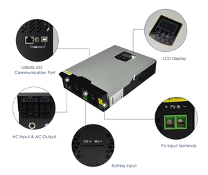 Rejilla de ac dc convertidor de energía 3000 W MPPT inversor Solar - Product Image 2