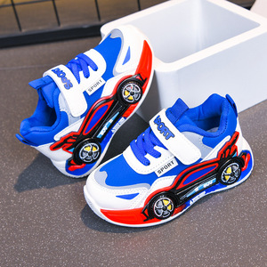 Nouvelles baskets de loisirs imperméables en PU à motif de dessin animé antidérapantes pour bébés garçons et filles, collection Printemps-Automne 2026 - Product Image 5