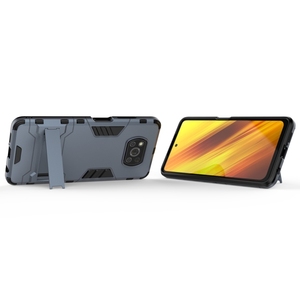 Per Xiaomi <span class=keywords><strong>Poco</strong></span> <span class=keywords><strong>X3</strong></span> NFC PC + TPU Antiurto Custodia protettiva con Supporto - Product Image 4