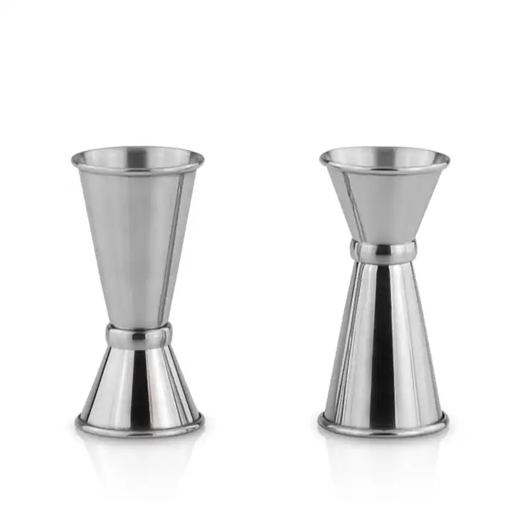 Bartender Barware Measuring Cup Stainless Steel Cocktail Double Jigger -  China Cocktail Jigger and Bar Jigger price