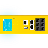 Bande d'alimentation intelligente en rack PDU intelligente triphasée avec 12 prises IEC Surveillance IP à distance et contrôle marche-arrêt Prise C13/C19