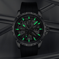 Montre de sport de luxe originale de haute qualité Mark Fairwhale, montre de plongée automatique mécanique pour hommes FW-6580
