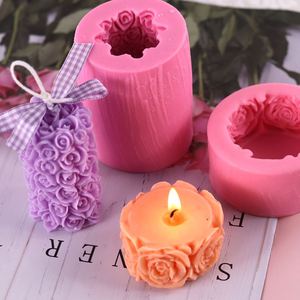 Gifts Decoration Roman Baking Panty Rose <b>Soap</b> <b>Mould</b> Candle Silicone Wax Valentines Day Candle Gift 2023 for Candle Making - Product Image 4