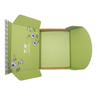 Emballage de boîte-cadeau en papier kraft personnalisé doublure éponge recyclable faite à la main stratification mate de carte de dossier pour chaussettes chaussures vêtements