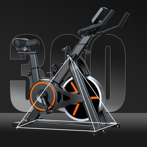 Vélo de spinning professionnel YUNPAO pour la maison avec système de freinage en feutre de laine et <span class=keywords><strong>cadre</strong></span> en acier pour l'entraînement physique à domicile - Product Image 2