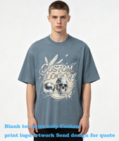 T-shirts personnalisés, 11 couleurs, tricot sans couture, col rond, manches courtes, t-shirt tendance pour hommes et femmes, uni, surdimensionné