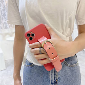 Instahot — coque de téléphone apple en cuir TPU souple, étui à poignet pour iPhone 12 <span class=keywords><strong>Pro</strong></span>, 11 <span class=keywords><strong>Pro</strong></span>, XS Max, XR, X, 6S, 7, 8 plus, <span class=keywords><strong>SE</strong></span> 2020 - Product Image 2