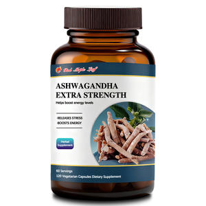 Premium Aşvaganda Kapsülleri - Enerji ve Bağışıklık için Besleyici Tonik, Zerdeçal ile Karıştırılmış, GMP Sertifikalı Toplu Tedarik - Product Image 1