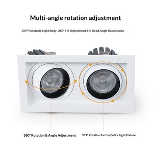 Projecteurs LED encastrés orientables et réglables COYOLED, éclairage anti-éblouissement, plafonniers, projecteur LED COB 30W pour <span class=keywords><strong>plafond</strong></span> - Product Image 3