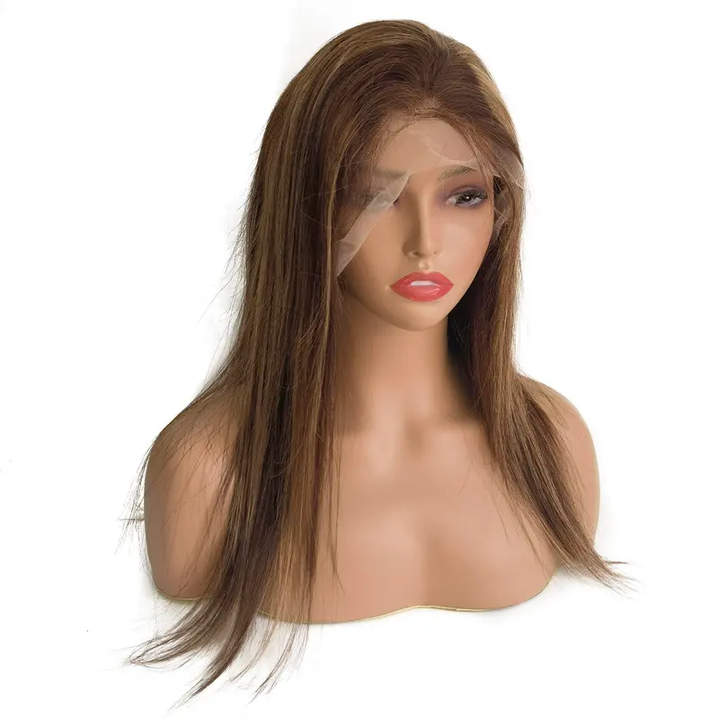Parrucca anteriore in pizzo indiano con capelli vergini Remy
