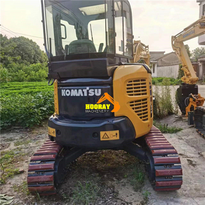 Excavadora Usada Komatsu PC55MR PC55MR-2 de Envío Rápido, Mini Excavadora Usada Original Komatsu PC35MR 40MR 50MR con Ruedas de Goma en Stock - Product Image 4