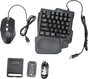 Combo de Teclado y Ratón para Juegos con Cable 4 en 1, Convertidor para Juegos PUBG Mobile en IOS y Android - Product Image 2