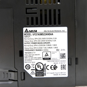 ไดรฟ์ AC รุ่น VFD7A5MS23ANSAA กำลังไฟ 7.5 กิโลวัตต์ แบบสามเฟส ปรับความถี่ได้ - Product Image 5