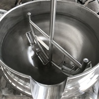 Dmwd — mélangeur de cuisson automatique industriel, 50 l-1000l, pour confiture, Sauce gingembre, agitateur à vapeur, bouilloire avec agitateur