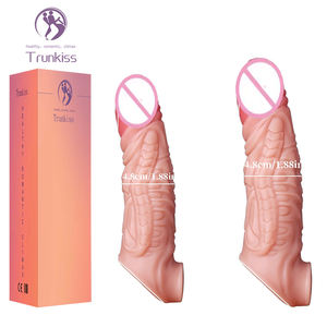 Tragbarer hohler Dildo Produkte für Erwachsene Spielzeug für Erwachsene Silikon material verlängerte Penis vergrößerung Männliches Sexspielzeug Hohl dildo - Product Image 1