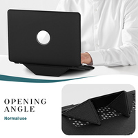 Pour Macbook Pro 13 2017 2018 2019 2020 2022 étui en plastique mat cristal avec béquille solide