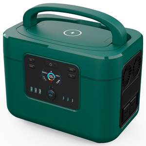 Station d'alimentation portable 1200W pour l'extérieur, générateur solaire de camping, prise AC USB EU, contrôleur, batterie lithium rechargeable - Product Image 6
