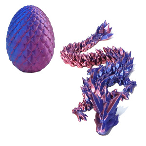 3D Printed Dragon <b>Egg</b> And Dragon Figurine Set PLA Resin Craft <b>Decorative</b> Gift For Living Room Birthday Present - Product Image 1