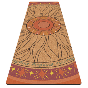 Tapete de <span class=keywords><strong>Yoga</strong></span> Antideslizante de Corcho y Caucho Natural para Gimnasio y Deportes, Tapete de <span class=keywords><strong>Yoga</strong></span> de Corcho con Impresión Digital, Ideal para <span class=keywords><strong>Yoga</strong></span> Caliente y <span class=keywords><strong>Bikram</strong></span> - Product Image 5