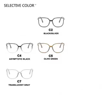 Montura de Gafas Ópticas Personalizadas a Bajo Precio a la Moda y Versátiles con Filtro de Luz Azul para Mujer