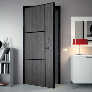 <span class=keywords><strong>Porte</strong></span> <span class=keywords><strong>d</strong></span>'<span class=keywords><strong>entrée</strong></span> double à battants en bois massif moderne, étanche, pour hôtel et usage commercial, à faible coût - Product Image 1