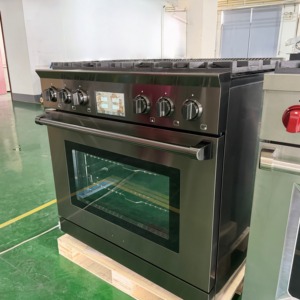 36 Inch 5.5 cu. ft. PVD Black Caoted Anti-Fingerprinted Electric <b>Stove</b> Oven, TFT Control Panel, Seamless Welded Oven Interior - Product Image 5