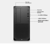 Station de travail HPS Z2G9 Z2 Tower G9 Z2 G1I Ordinateur de bureau avec processeur Intel Core I9-12900 8 Go de RAM 512 Go de SSD