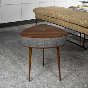 Tavolo laterale a triangolo intelligente <span class=keywords><strong>con</strong></span> ricarica Wireless per l'altoparlante Bluetooth funzione TWS per mobili per la casa HD qualità del suono <span class=keywords><strong>tavolino</strong></span> da caffè - Product Image 6