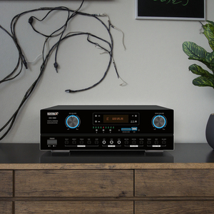 Amplificateur de puissance de mélange de système de karaoké professionnel de vente chaude pour un usage domestique avec le <span class=keywords><strong>tuner</strong></span> FM de Communication USB 180W <span class=keywords><strong>Radio</strong></span> BT Type AMP - Product Image 3