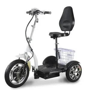 EU/US warehouse Three Wheel Electric Scooter Folding Power Wheelchair for Adults CE Approval three wheel scooter