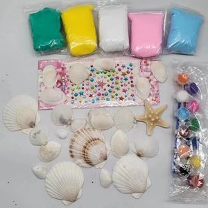 Set seni dan kerajinan, menggambar hadiah ulang tahun lukisan kerajinan laut cangkang Kit lukisan untuk anak-anak - Product Image 4