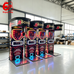 Machine <span class=keywords><strong>de</strong></span> test <span class=keywords><strong>de</strong></span> force <span class=keywords><strong>de</strong></span> <span class=keywords><strong>boxe</strong></span> d'arcade à monnayeur avec mode <span class=keywords><strong>de</strong></span> jeu gratuit et récompense par ticket pour les zones piétonnes - Product Image 2