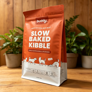 Sacs à fond plat avec logo personnalisé, impression numérique pour emballage de nourriture pour animaux, friandises pour chiens et chats - Product Image 2