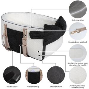Trasportino Portatile per Animali Domestici, Sedile Auto per Cani da Console Centrale, Tappetino di Sicurezza per Auto, Letto per Cani da Auto, Sedile per Cuccioli - Product Image 3