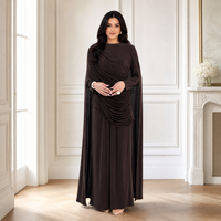 Ensemble Abaya Loriya Modeste avec Tunique à Manches Longues et Pantalon Large pour Femmes Musulmanes – Tenue d'Occasion Élégante