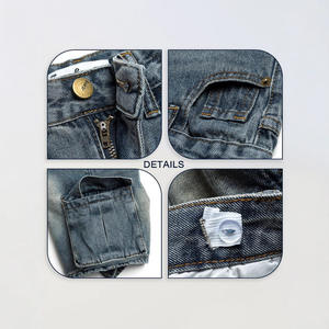 Shorts <span class=keywords><strong>en</strong></span> jean pour garçons, vente <span class=keywords><strong>en</strong></span> gros, mode estivale, rétro, ample, cinq points, imprimé - Product Image 4