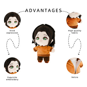 <span class=keywords><strong>Muñeco</strong></span> de Peluche Personalizado OEM ODM, Diseño Personalizado, <span class=keywords><strong>Muñeco</strong></span> Humano de <span class=keywords><strong>Manga</strong></span>, Cara Cosida en 3D, Juguete de Ídolo de Dibujos Animados, Regalo Promocional - Product Image 1
