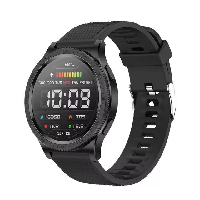 Outdoor GPS Sports Smart Watches Men Rotating Physical Dial AMOLED Screen Heart Rate Monitor BT Call Waterproof Smartwatch