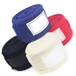 Sample free shipping Amazon wholesale Custom Logo elastic cotton embroidered bandage boxing hand wraps boxing bandage