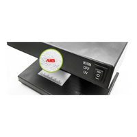 Detector de Dinero Universal Económico, Verificador de Billetes con Lupa, Detector de Monedas WM UV MG para Banco