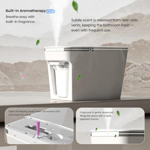 <span class=keywords><strong>Toilette</strong></span> intelligente pour salles de bain modernes avec fonction de chasse d'eau en cas de panne de courant - Product Image 6