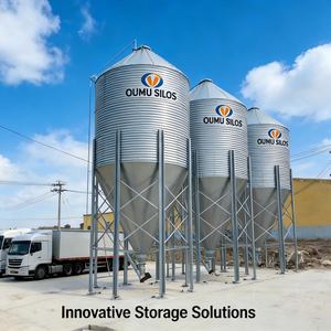 Silo de stockage d'aliments pour élevage agricole automatique, <span class=keywords><strong>tour</strong></span> en acier galvanisé anti-corrosion et haute résistance - Product Image 1