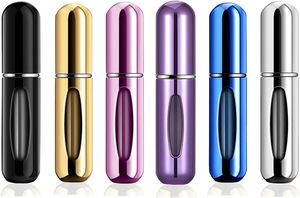 Custom Mini 5ml 8ml Bottom Refillable Luxury Empty Decant Perfume Bottles Portable Aluminum Pump Sprayer with <b>Reed</b> <b>Diffuser</b> - Product Image 2
