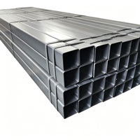 Profil carré en acier au carbone galvanisé pour tuyaux de structure, service de soudage par technique ERW