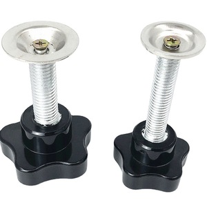 Plastic <b>Knob</b> Screws M5 M6 M8 M10 Star Head Type Black Plastic <b>Knob</b> Handtigh Screw Handle - Product Image 5