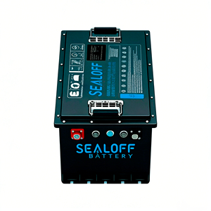 SEALOFF 智能 51.52V 高尔夫球车电池 150AH 7.68kWh LiFePO4 固态可充电电池组，带 BMS，4000 次循环寿命 - Product Image 3